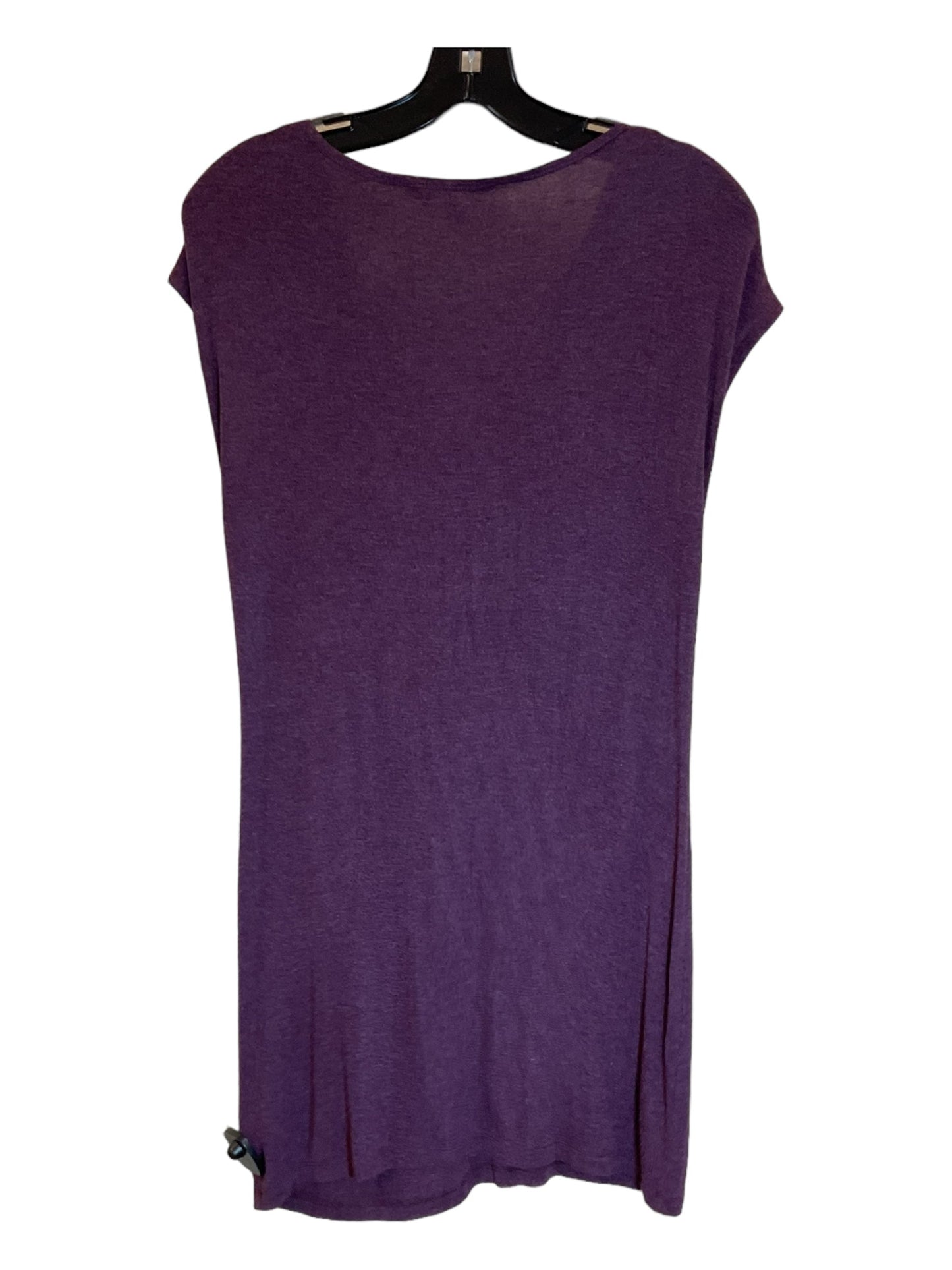 Purple Tunic Short Sleeve Cabi, Size L