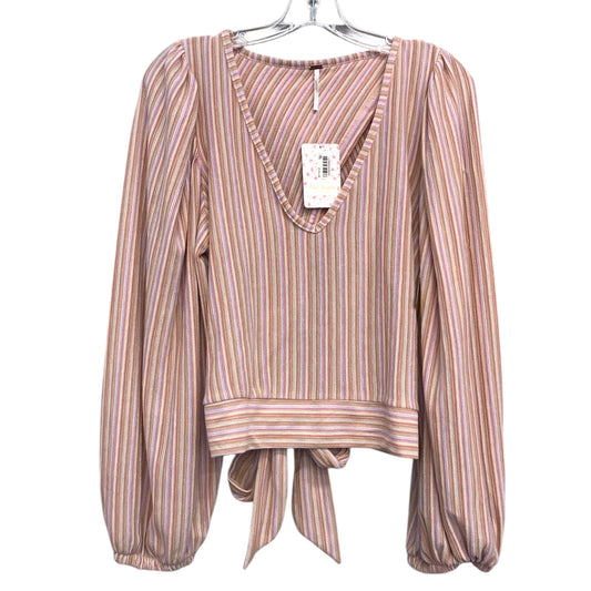 Top Ls By Free People In Striped Pattern, Size:L