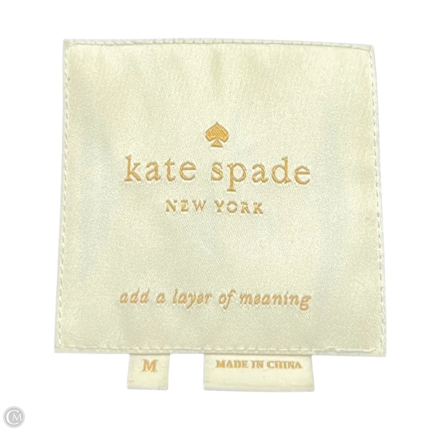 Coat Designer By Kate Spade In Black, Size: M