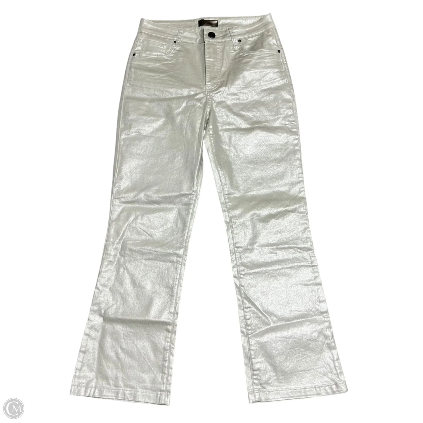Jeans Wide Leg By Kut In Cream, Size: 2