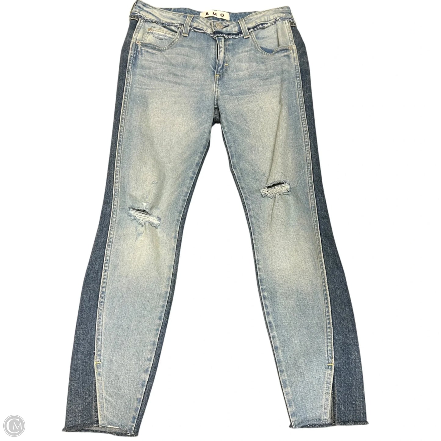 Jeans Skinny By Amo In Blue Denim, Size: 4