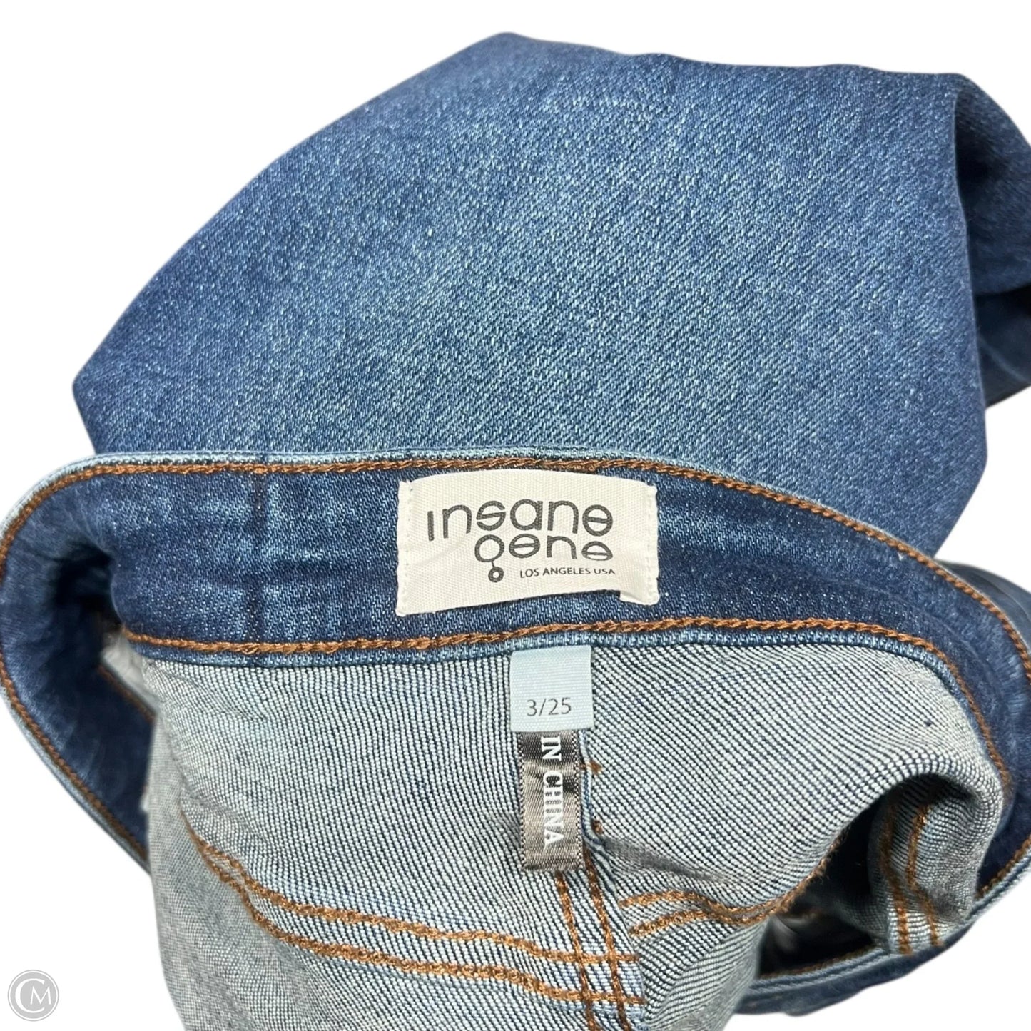 Jeans Straight By Insane Gene In Blue Denim, Size: 2