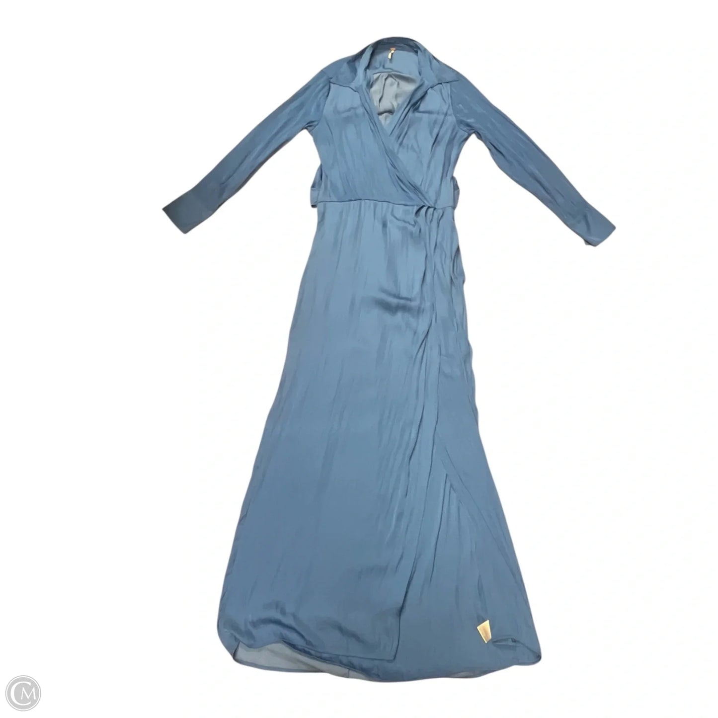 Dress Casual Maxi By Free People In Blue, Size: 12