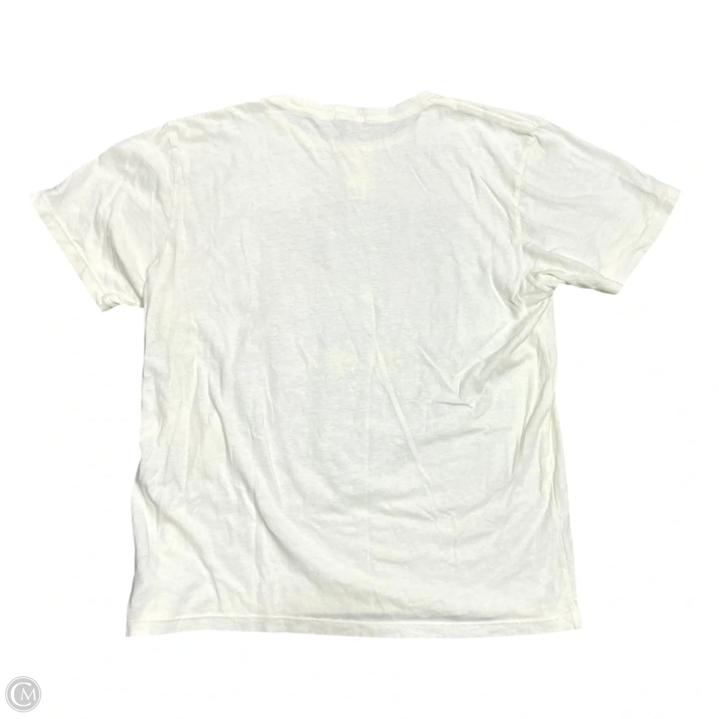 Top Short Sleeve By Mother In Beige, Size: M