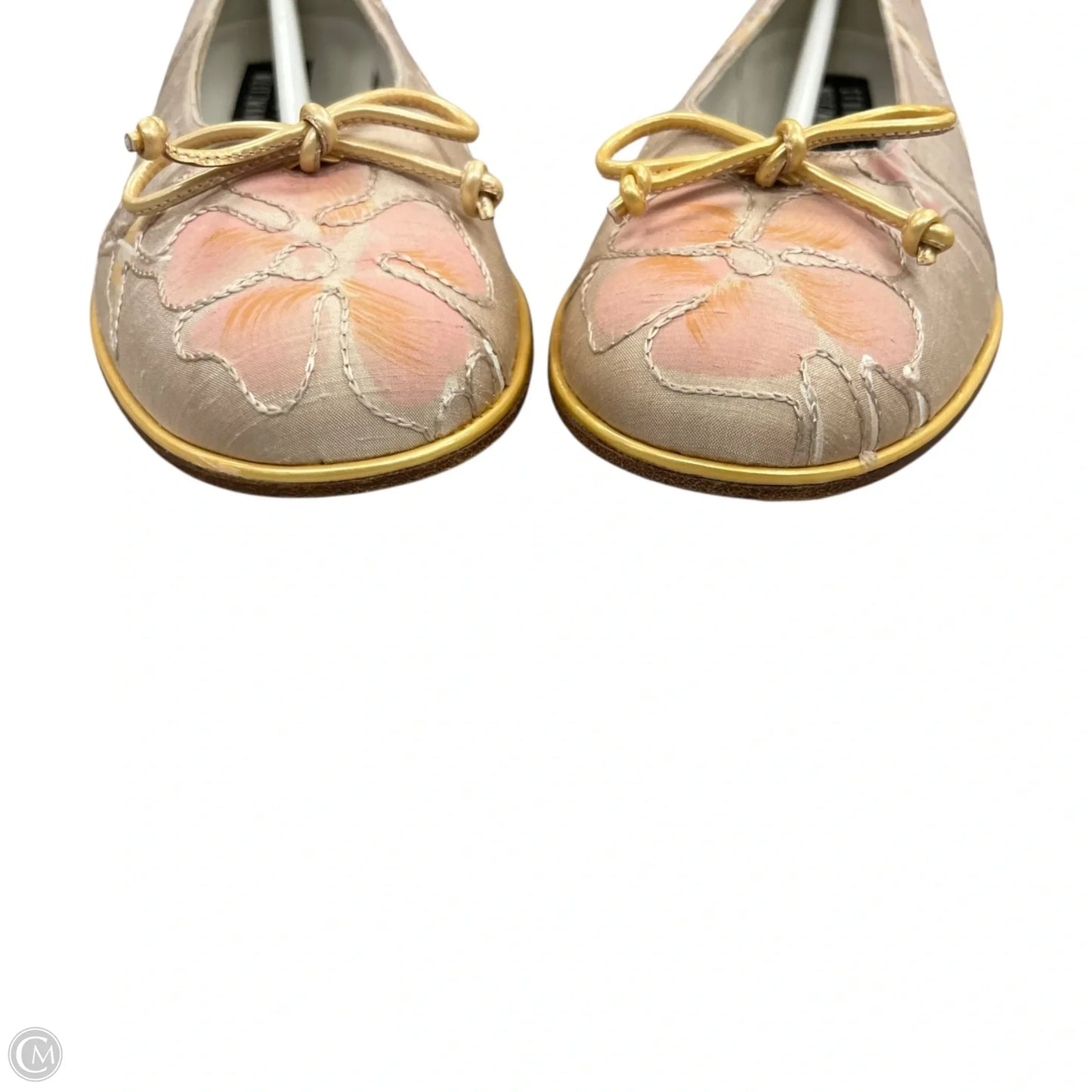Shoes Designer By Stuart Weitzman In Pink & Yellow, Size: 8