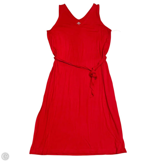 Dress Casual Maxi By St Johns Bay In Red, Size: Xlp