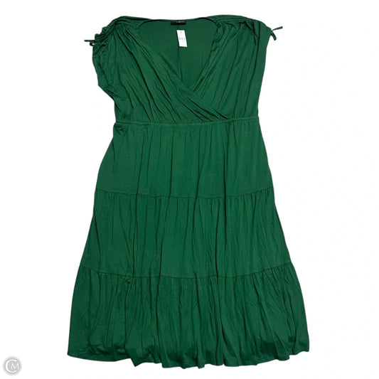 Dress Casual Maxi By Lane Bryant In Green, Size: 26