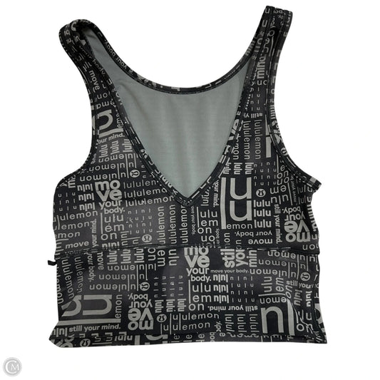 Athletic Bra By Lululemon In Black, Size: S