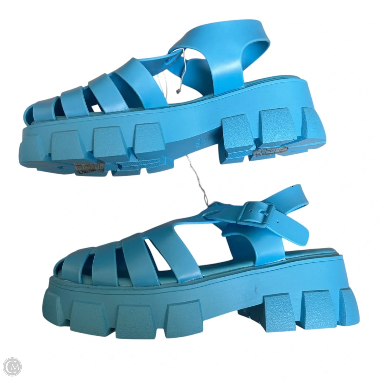 Shoes Heels Platform By Liliana In Blue, Size: 7