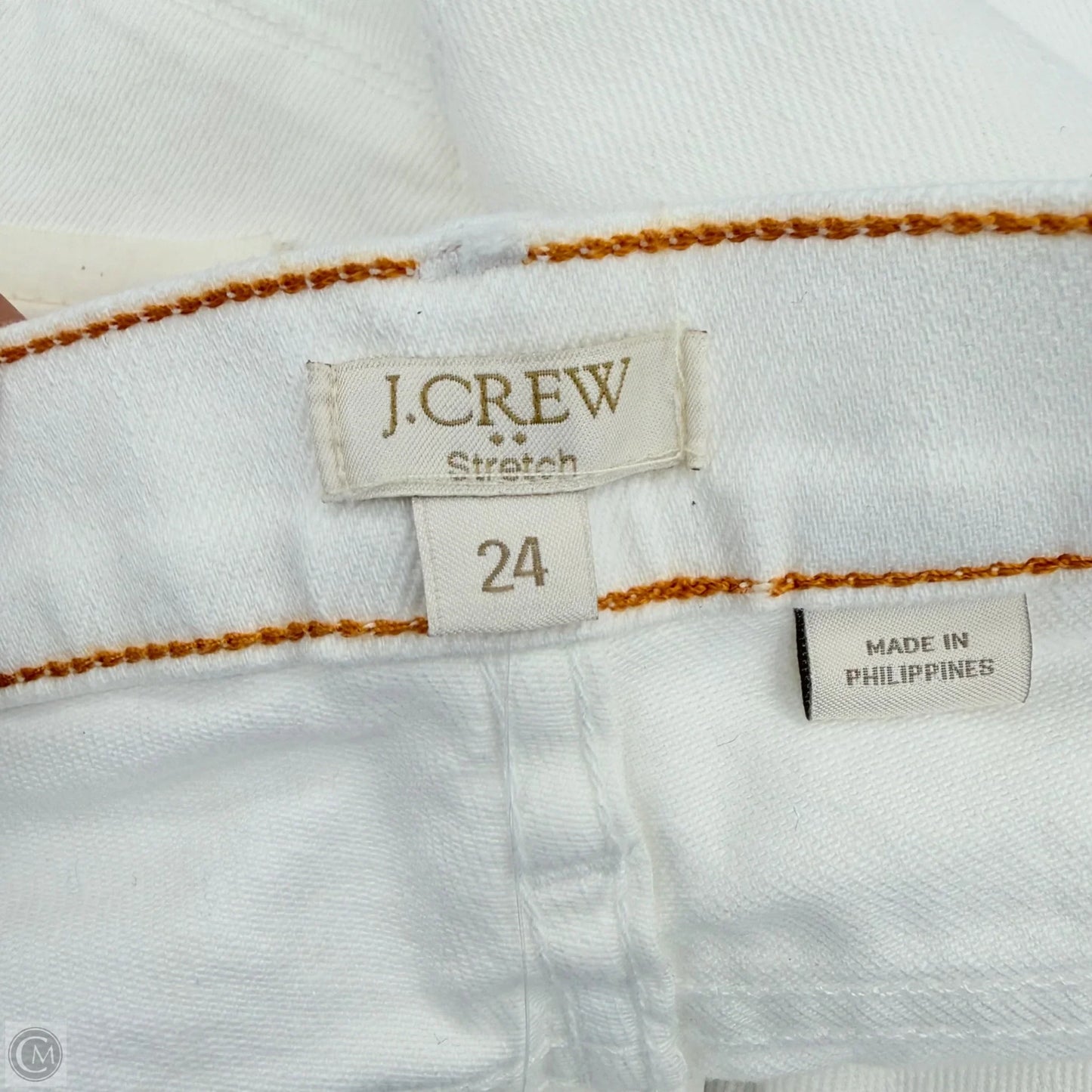 Jeans Straight By J. Crew In Cream, Size: 0