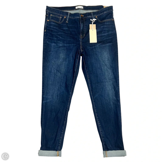 Jeans Skinny By Madewell In Blue Denim, Size: 20