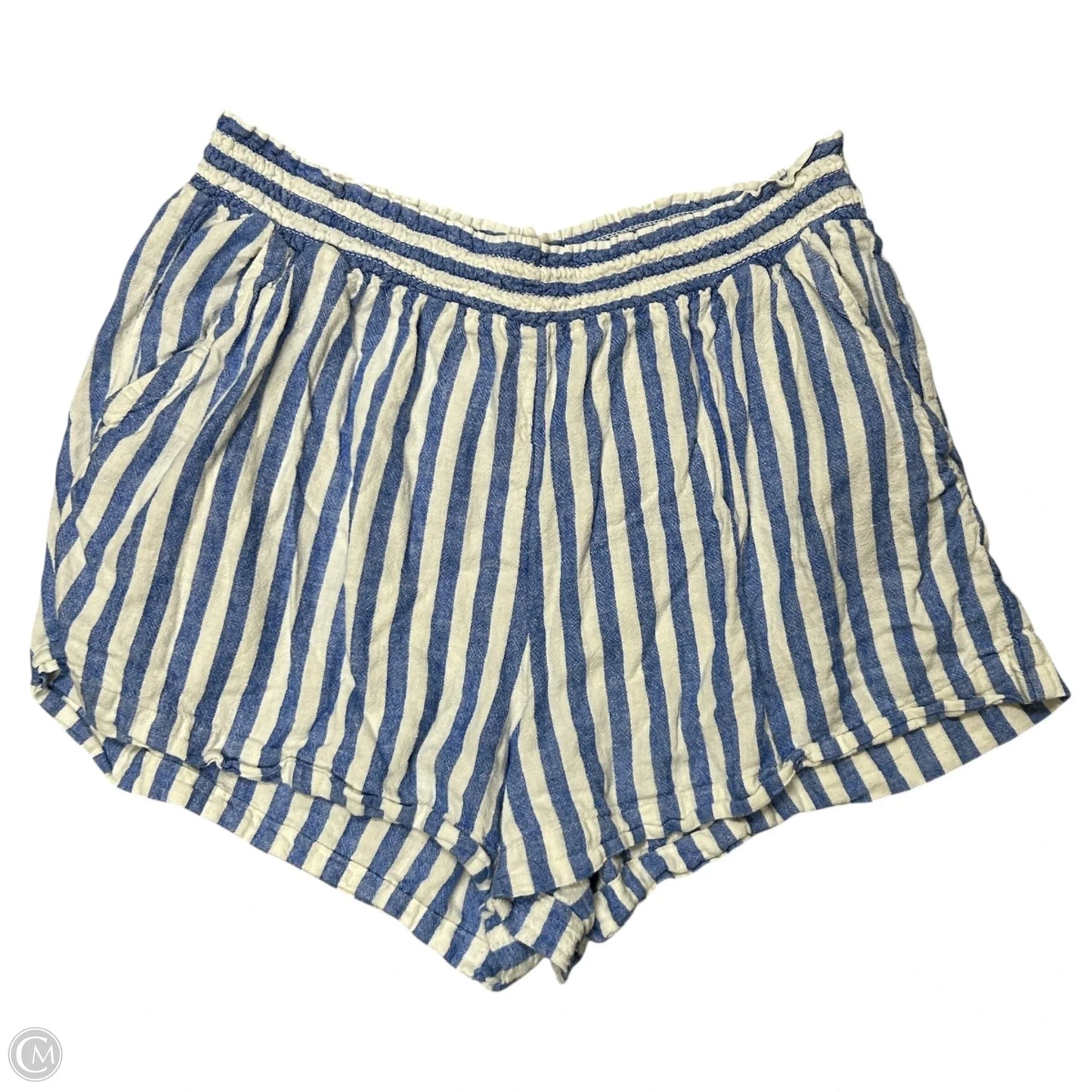 Shorts By Ava & Viv In Blue & White, Size: 20