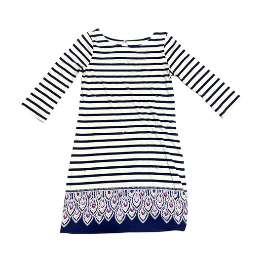 Dress Designer By Lilly Pulitzer In Blue & White, Size: S