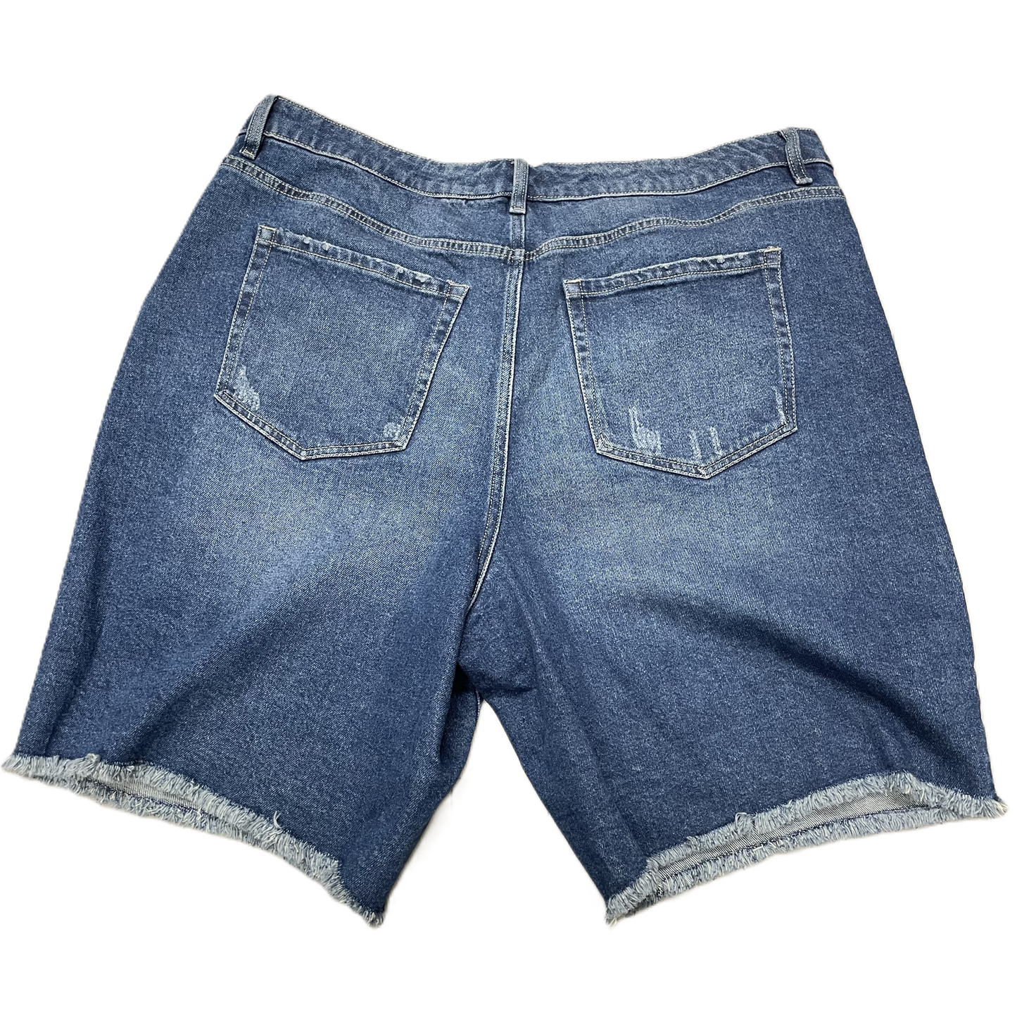 Blue Denim Shorts By Lane Bryant, Size: 18