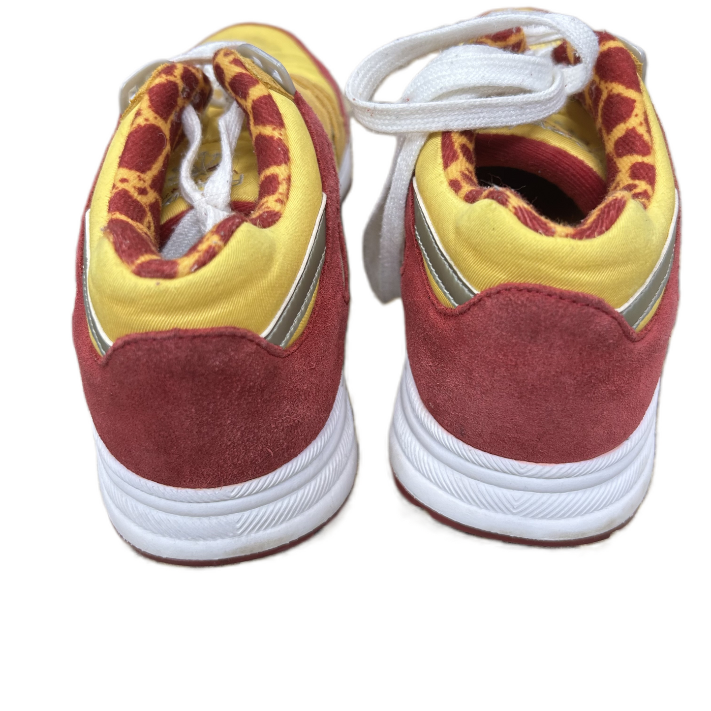 Red & Yellow Shoes Sneakers By Reebok, Size: 7