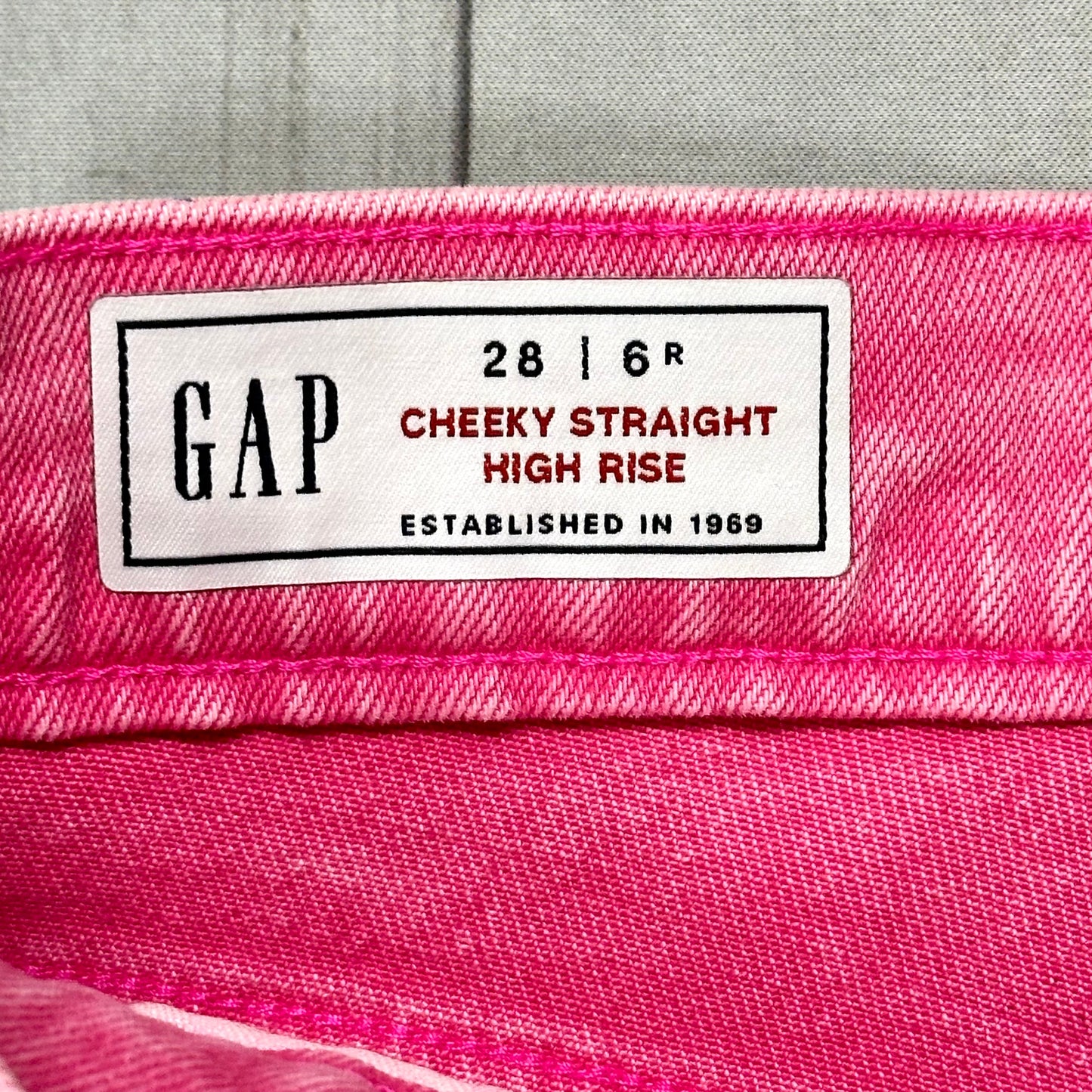 Jeans Straight By Gap In Pink, Size: 6