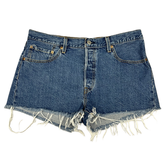 Blue Denim Shorts By Levis, Size: 12