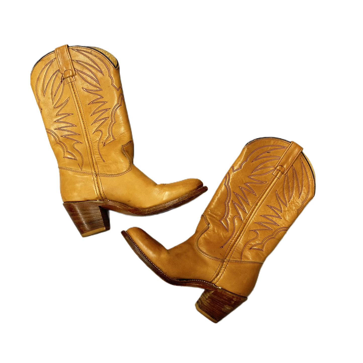 Tan Boots Western By Double H, Size: 7
