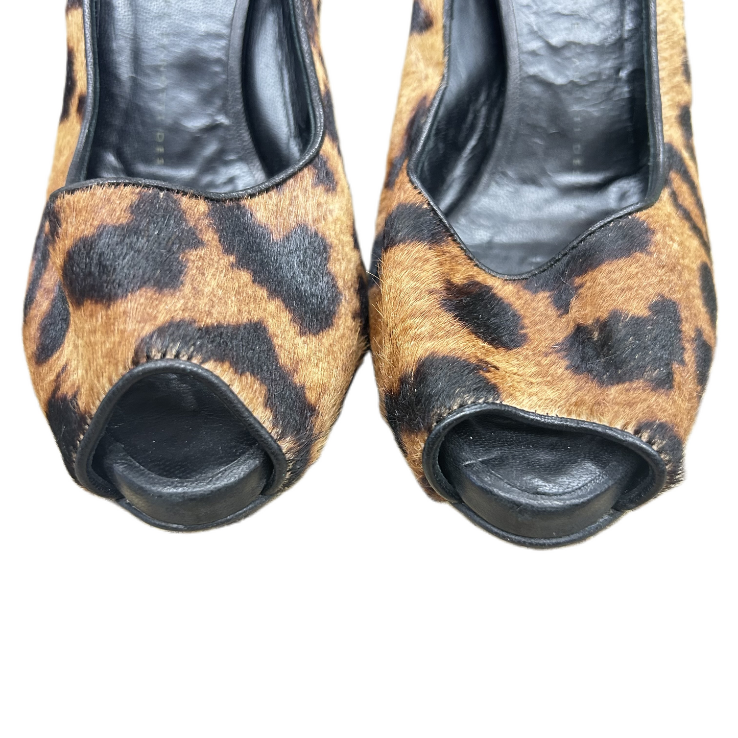 Leopard Print Sandals Designer By Giuseppe Zanotti, Size: 7