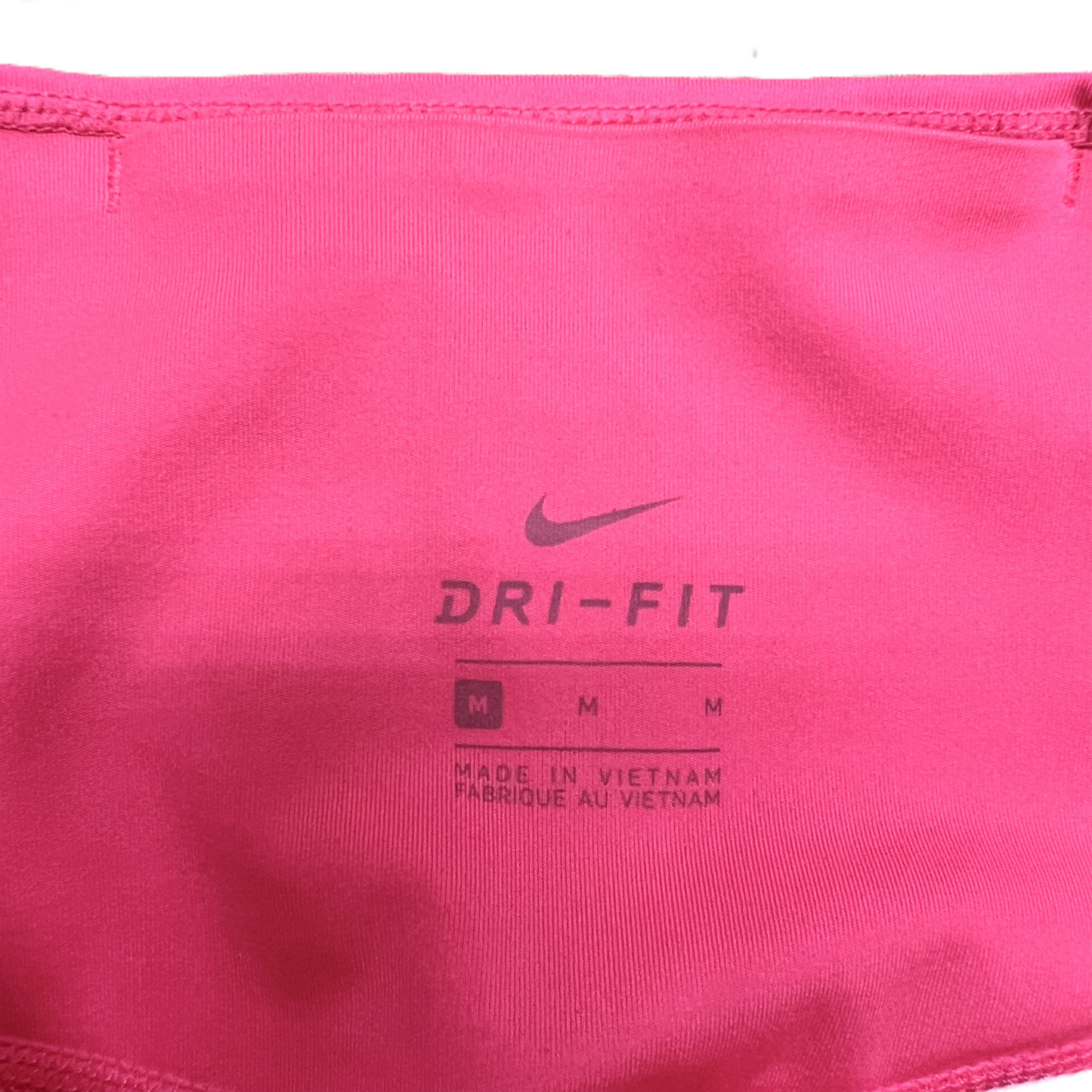 Pink Athletic Leggings By Nike, Size: M