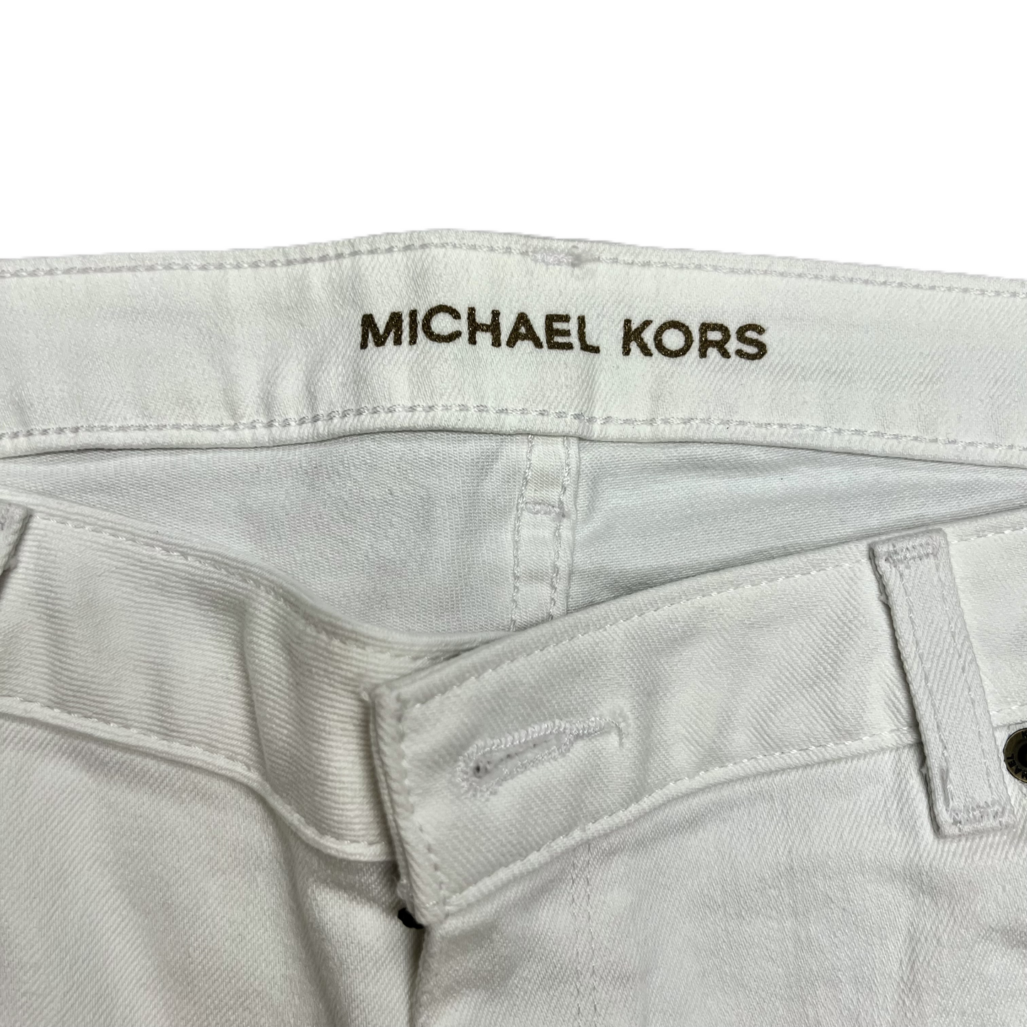 White Shorts Designer By Michael Kors, Size: 10