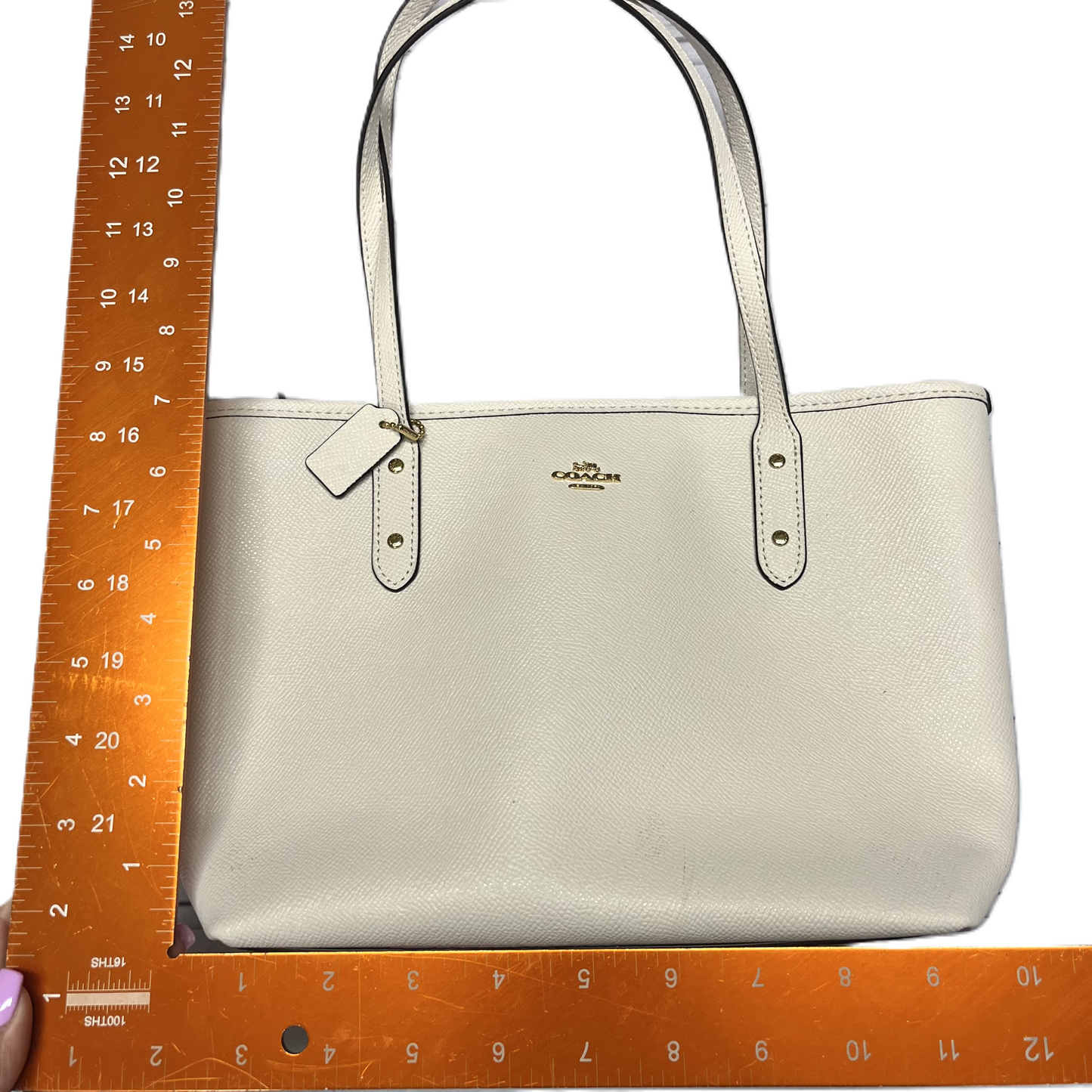 Tote Designer By Coach, Size: Small