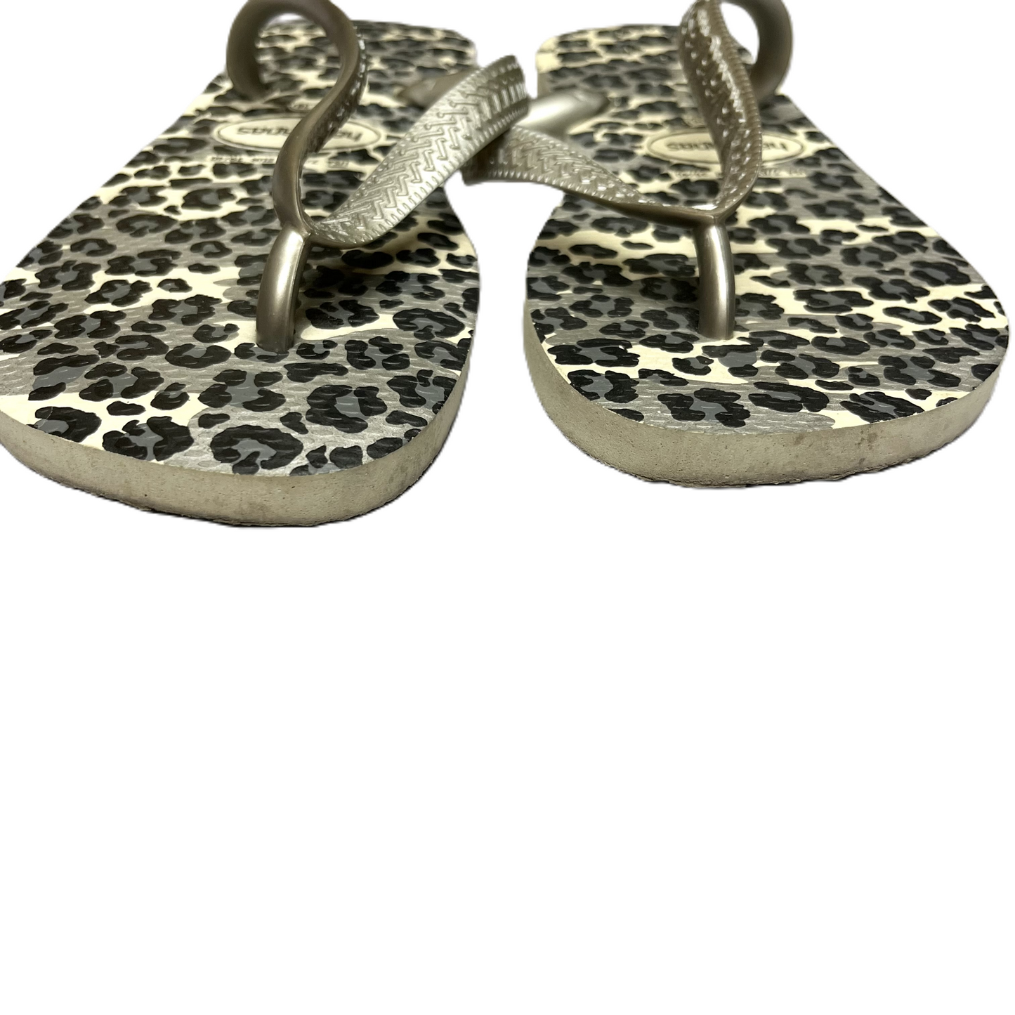 Leopard Print Shoes Flats By Havaianas, Size: 7