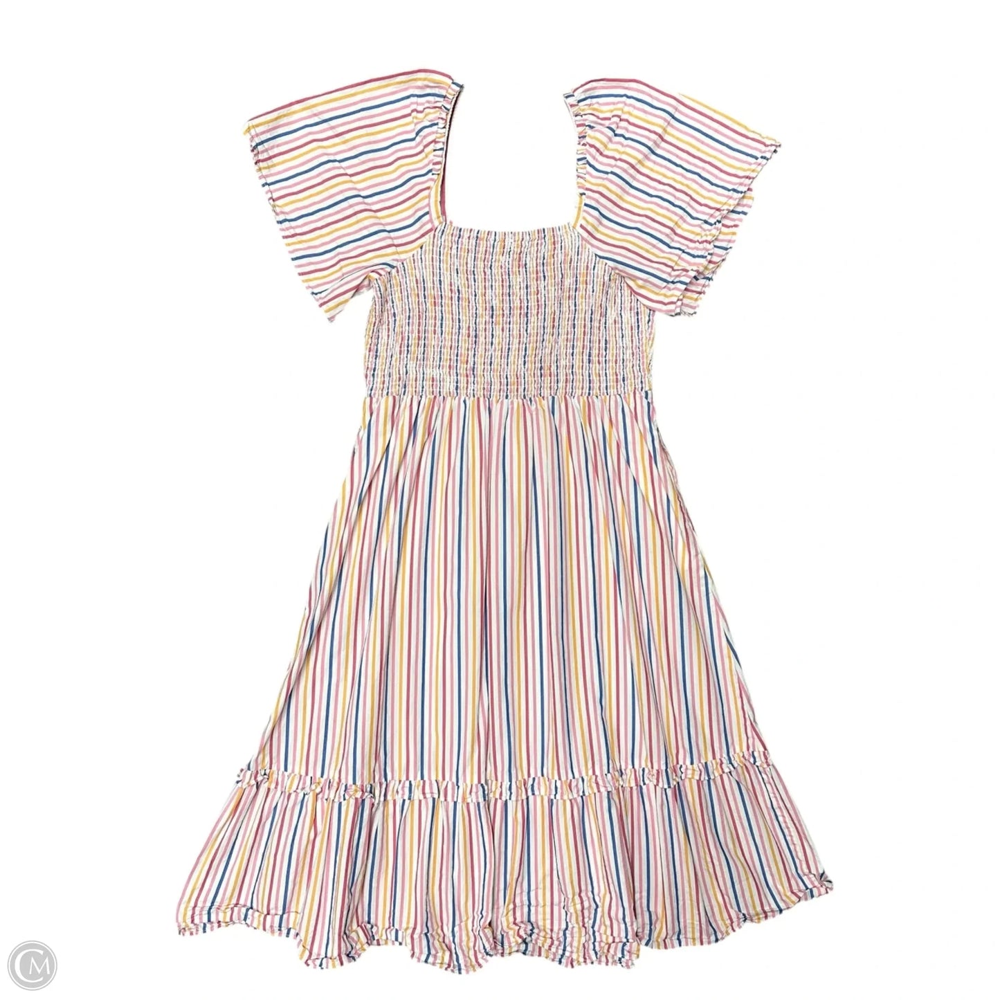 Dress Casual Maxi By Draper James In Pink & Red, Size: L