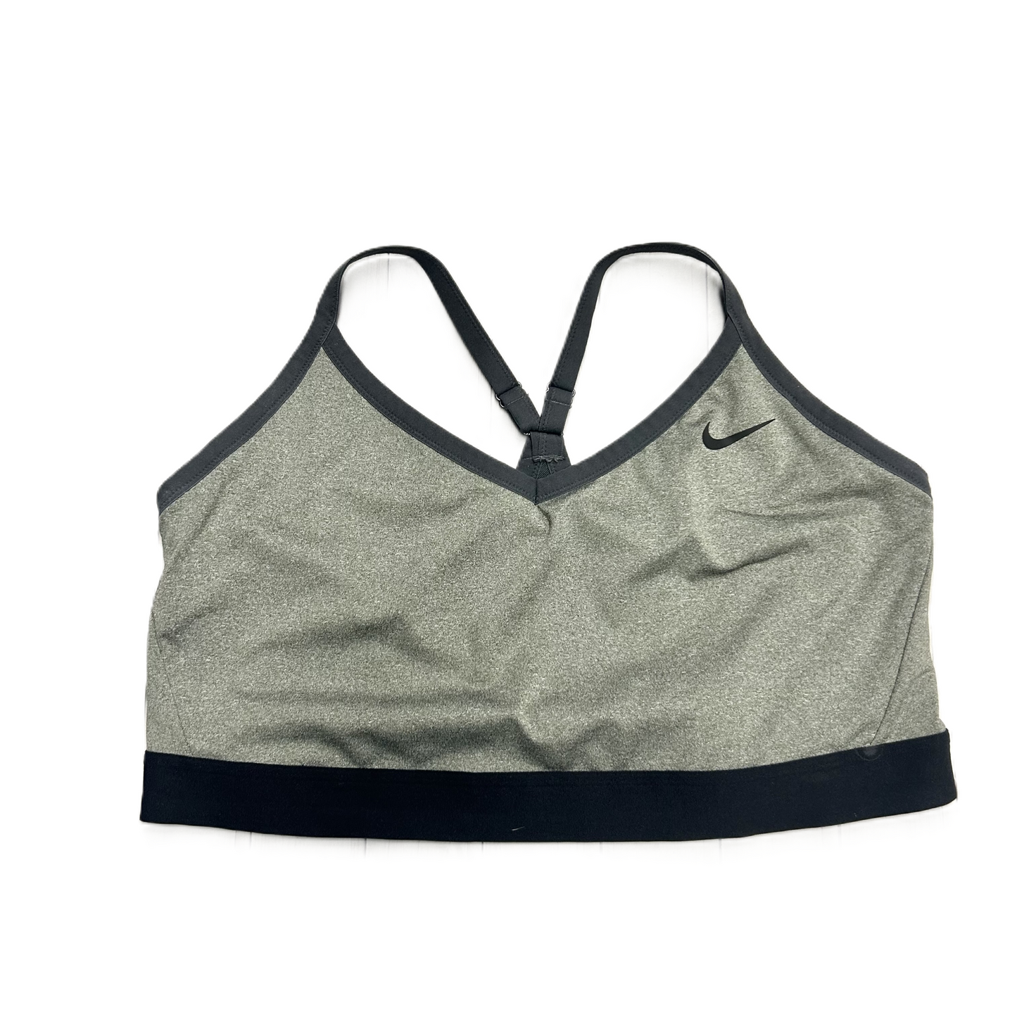 Athletic Bra By Nike In Grey, Size: 3x