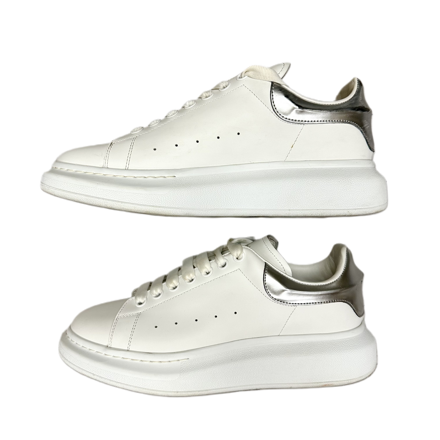 Shoes Luxury Designer By Alexander Mcqueen In White, Size: 9