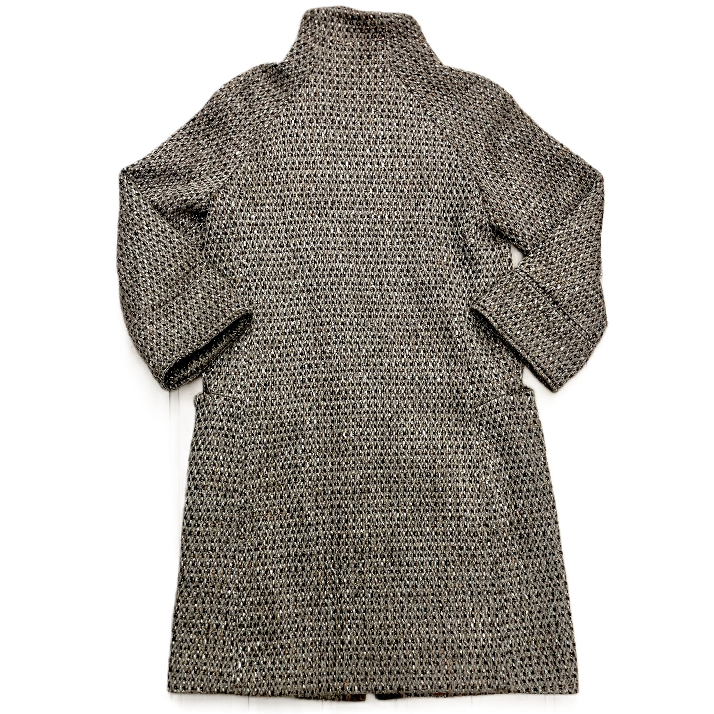 Coat Designer By Tory Burch In Grey, Size: S