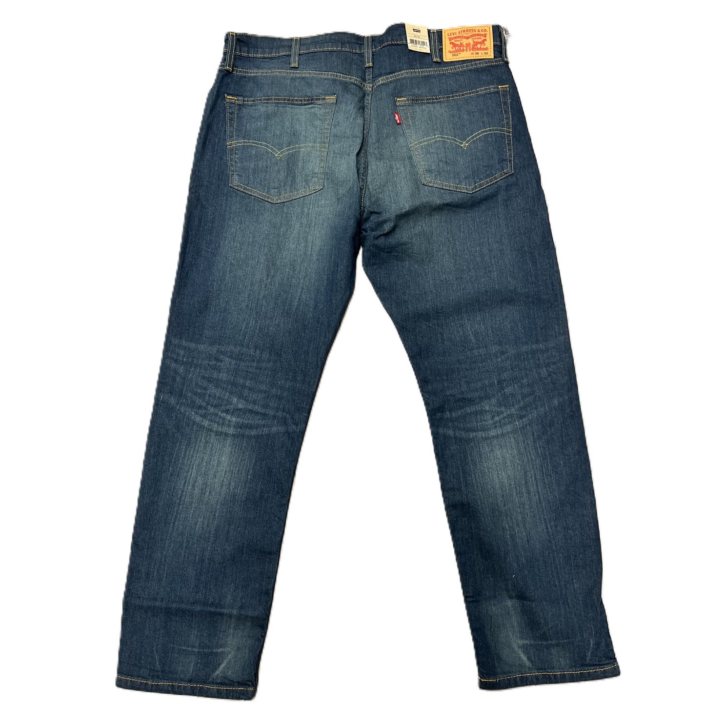 Jeans Straight By Levis In Blue Denim, Size: 4x