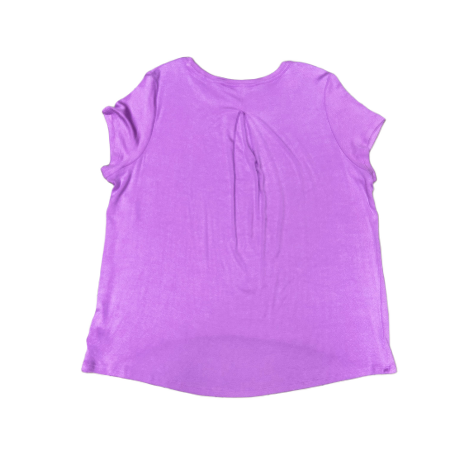 Athletic Top Short Sleeve By Athleta In Purple, Size: M