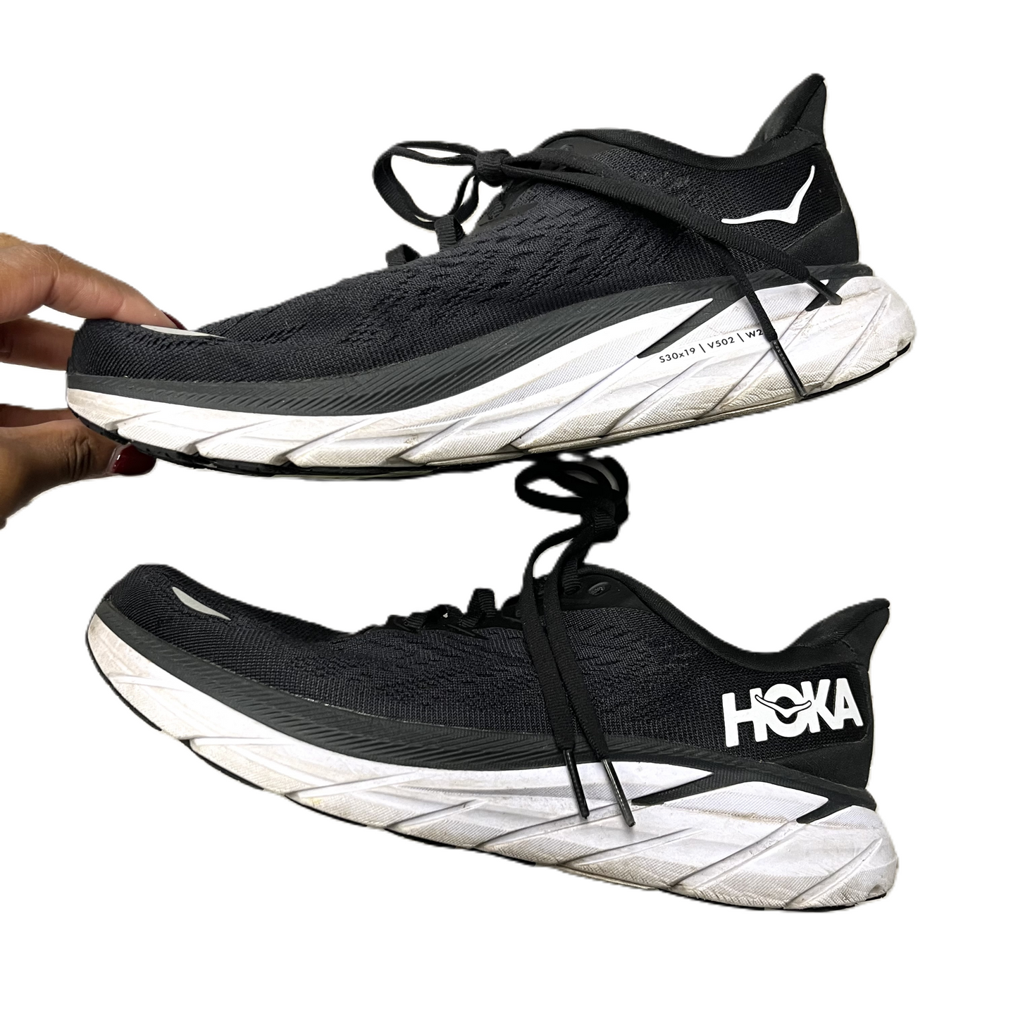 Shoes Athletic By Hoka In Black, Size: 8