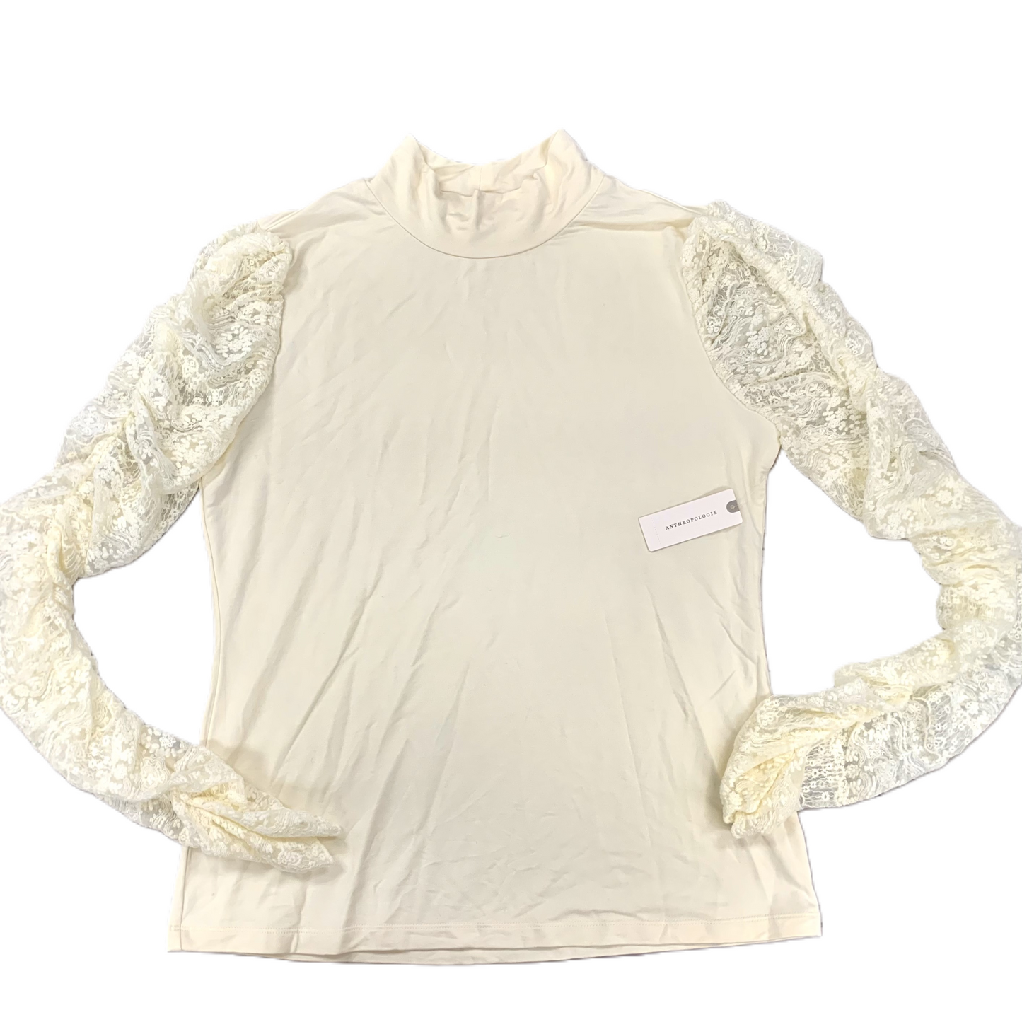 Top Long Sleeve By Maeve In Cream, Size: L