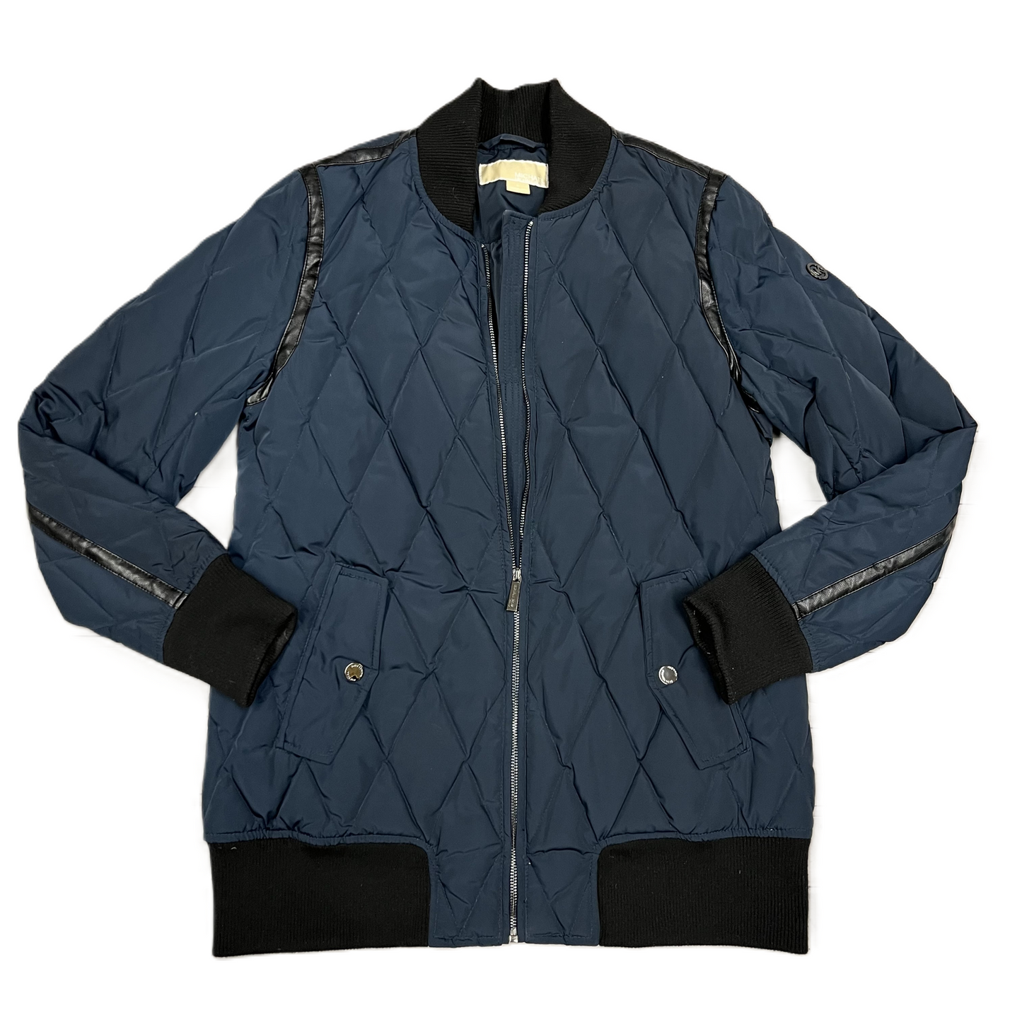 Coat Puffer & Quilted By Michael By Michael Kors In Navy, Size: M