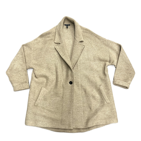 Sweater Cardigan By Eileen Fisher In Tan, Size: Xl