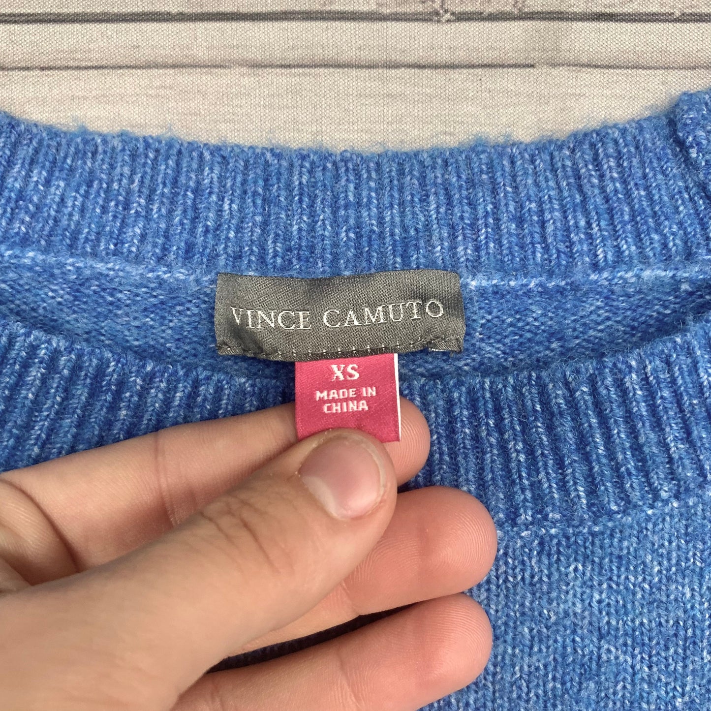 Sweater By Vince Camuto In Blue, Size: Xs