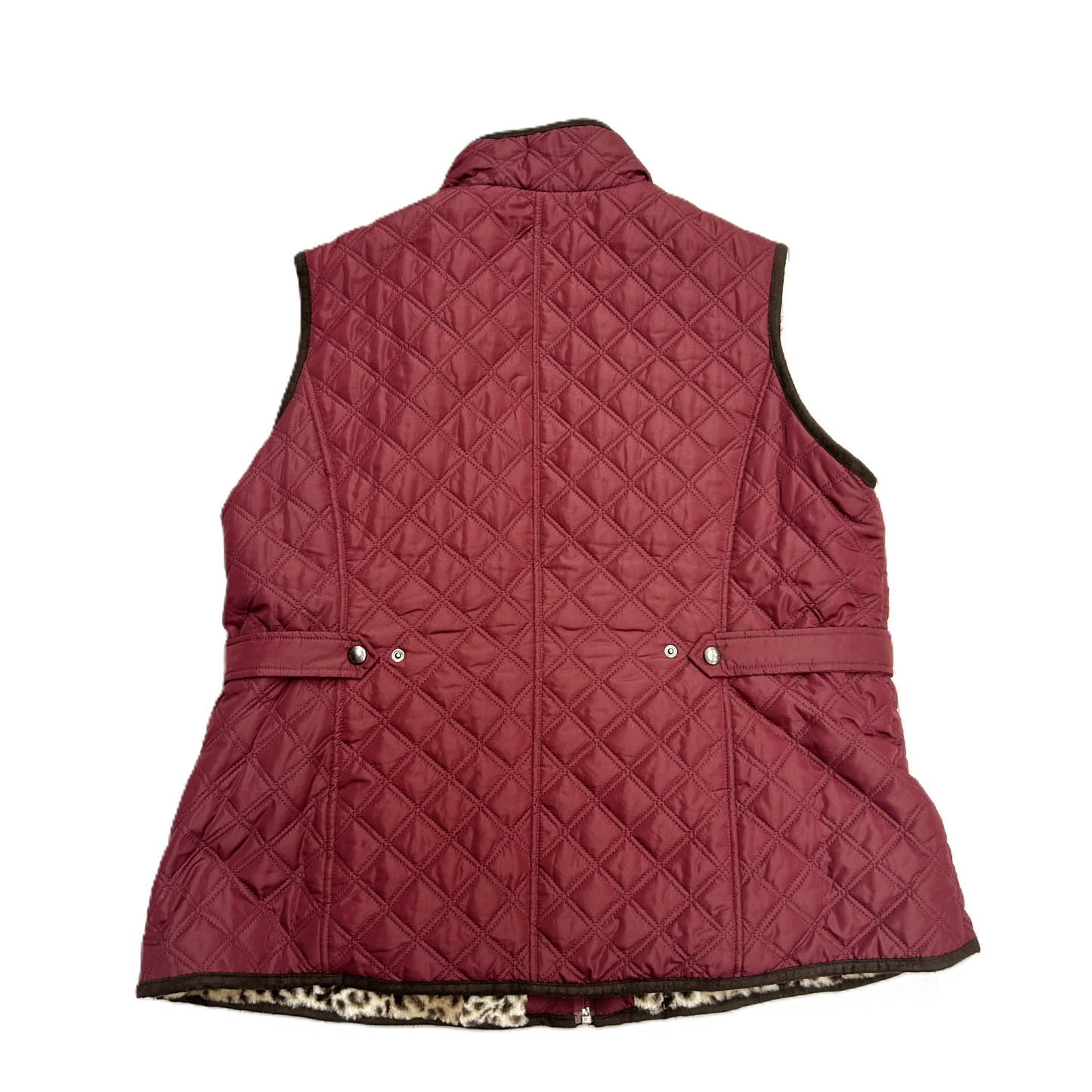 Vest Puffer & Quilted By Weatherproof In Red, Size: Xxl