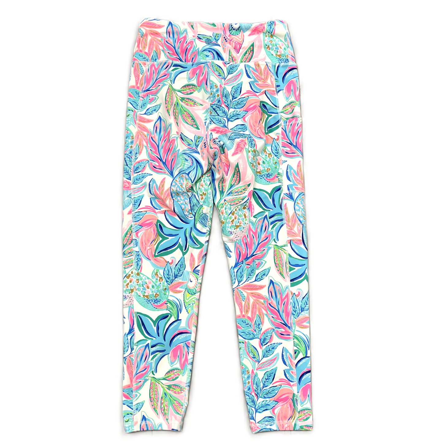 Pants Designer By Lilly Pulitzer In Blue & White, Size: M