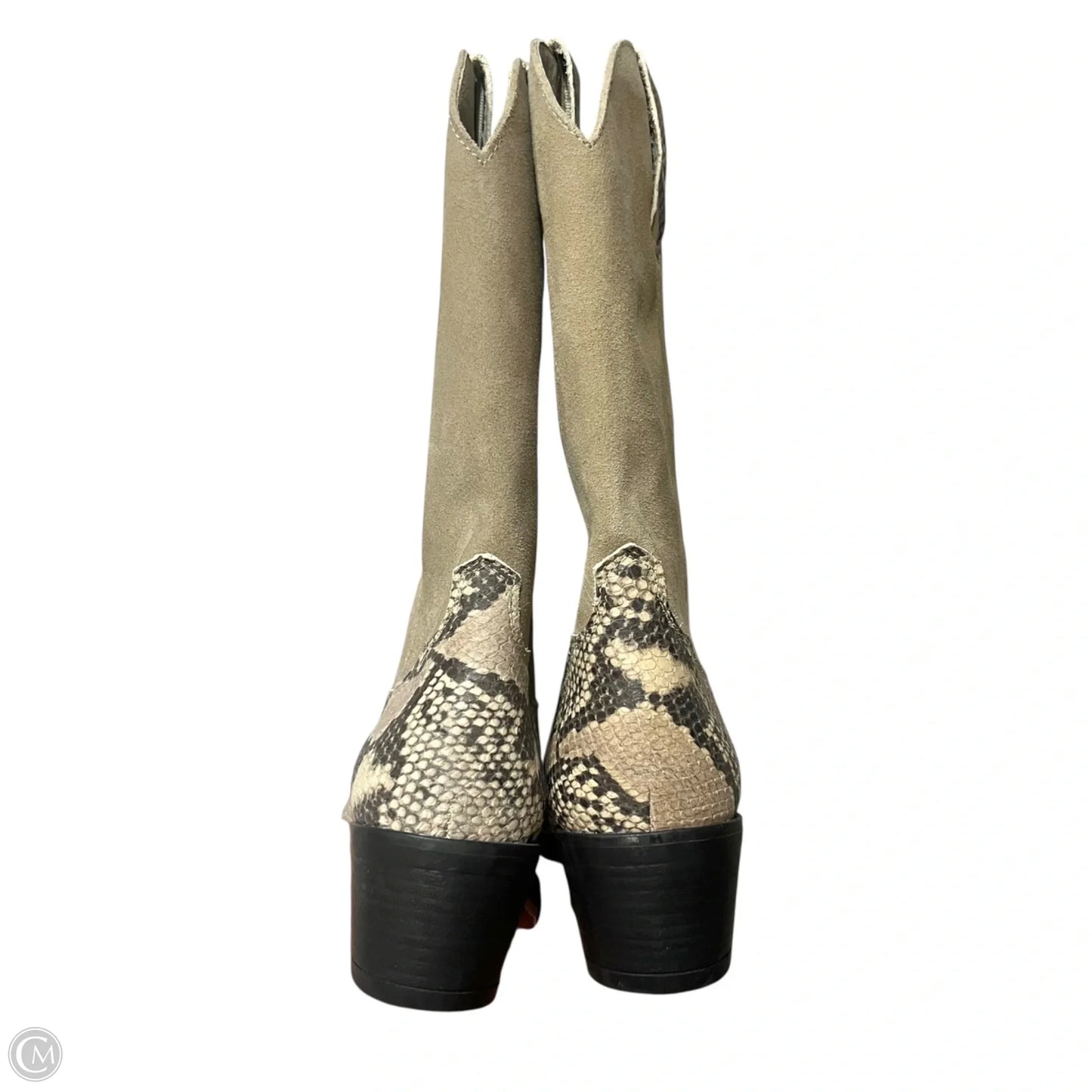 Boots Western By 1980 In Taupe, Size: 5.5