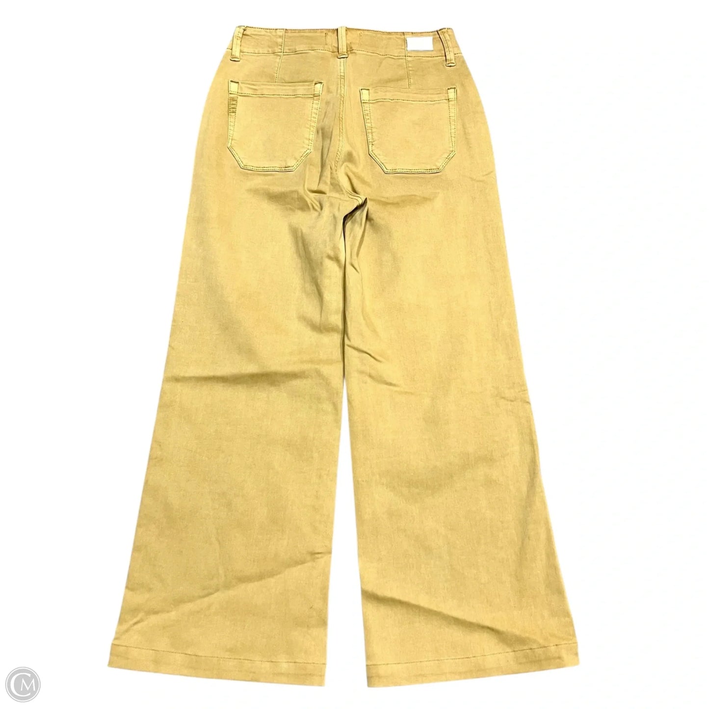 Jeans Wide Leg By Paige In Tan Denim, Size: 2