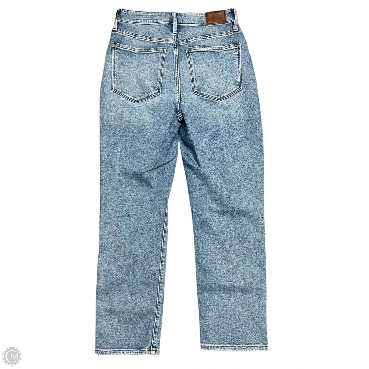 Jeans Straight By Madewell In Blue Denim, Size: 6