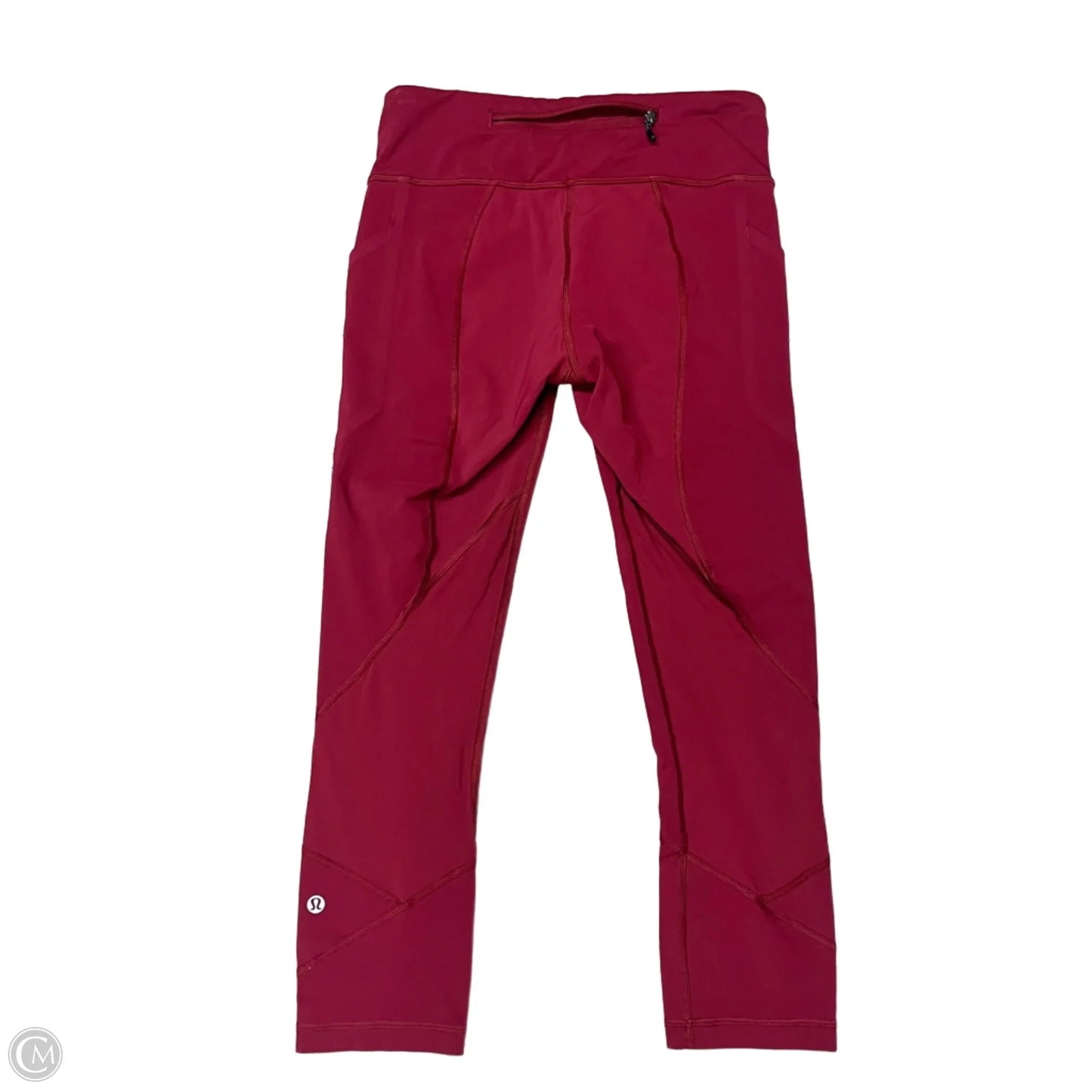 Athletic Leggings By Lululemon In Red, Size: 4