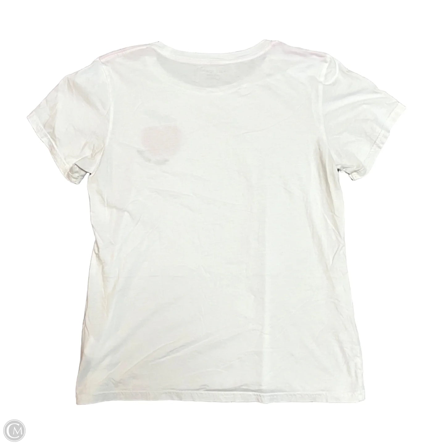 Top Short Sleeve Designer By Kate Spade In Red & White, Size: L