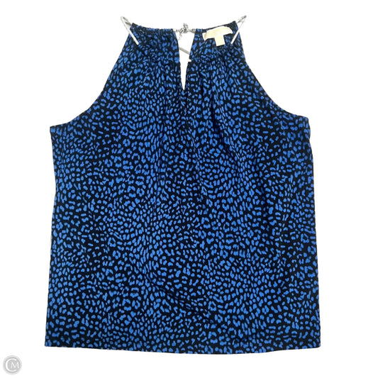 Top Sleeveless By Michael By Michael Kors In Leopard Print, Size: Xl