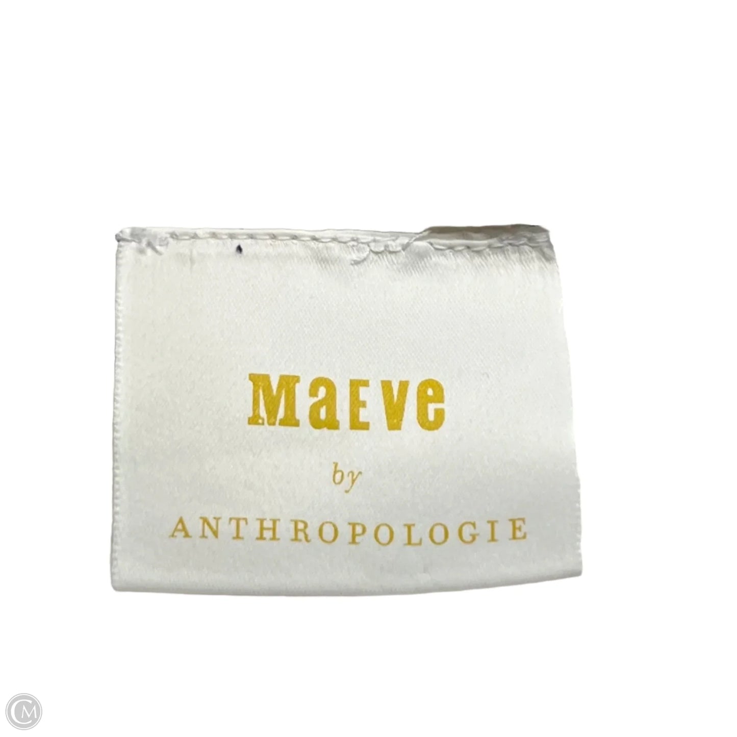 Top Sleeveless By Maeve In Cream, Size: M