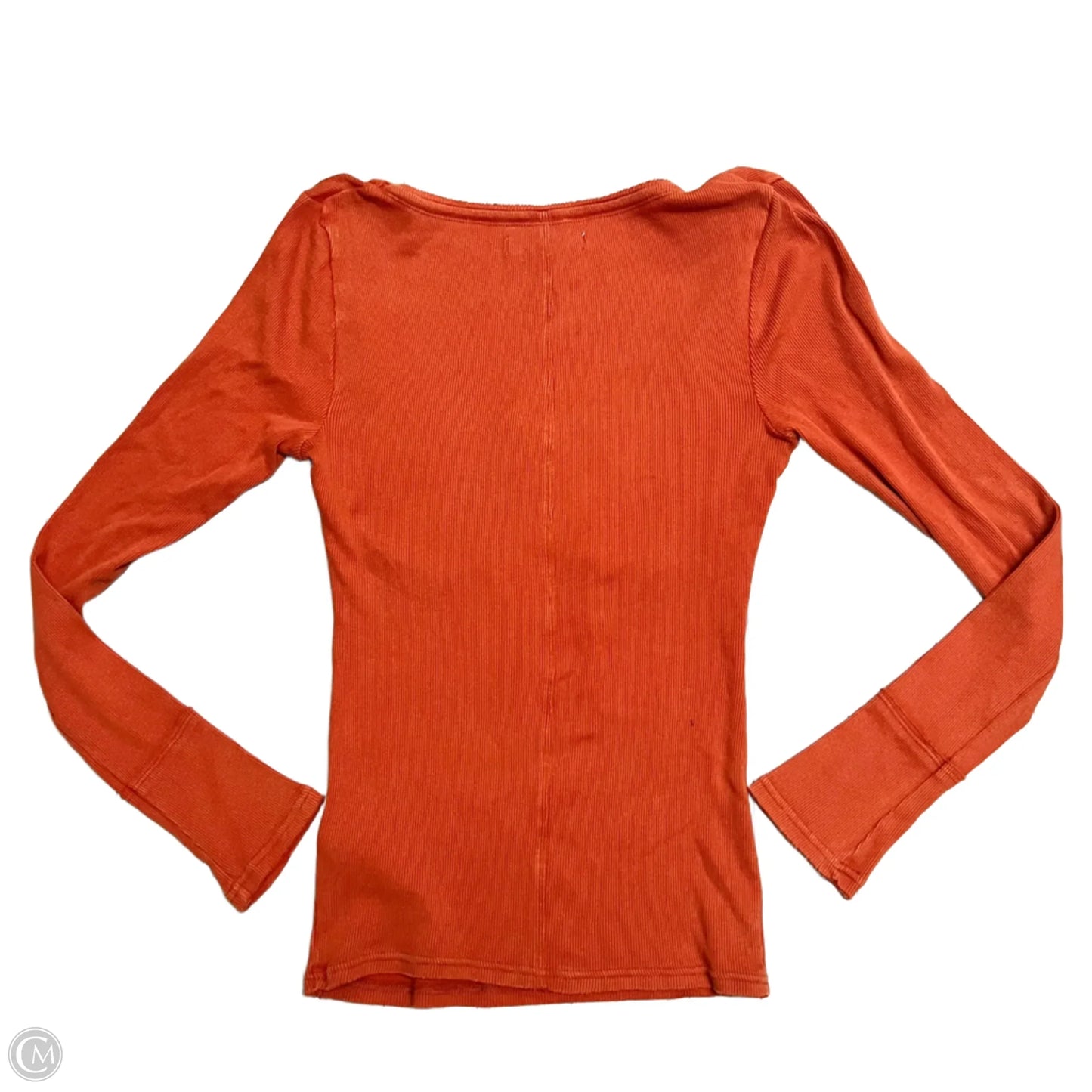 Top Long Sleeve By Urban Outfitters In Orange, Size: L