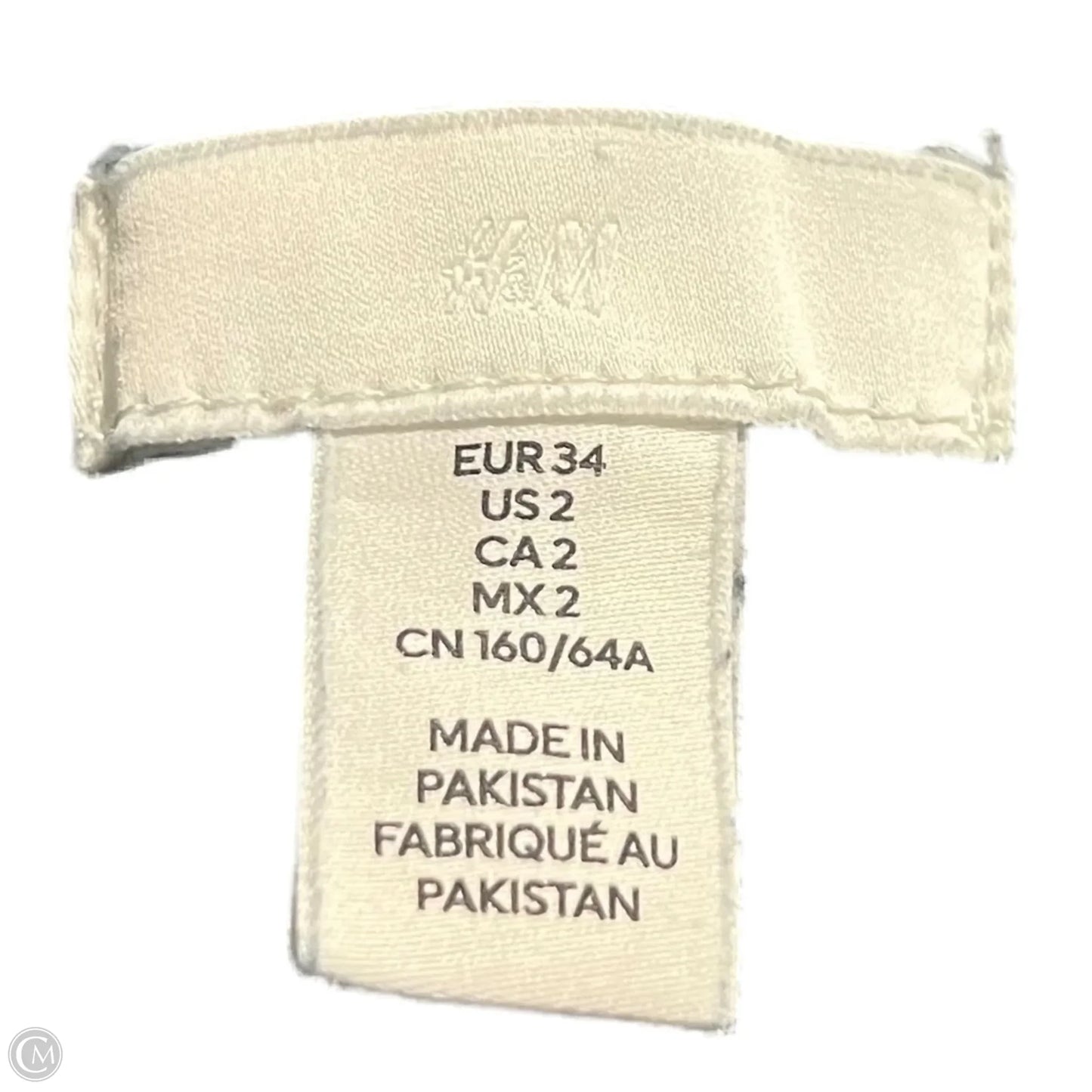 Jeans Flared By H&m In Blue Denim, Size: 2