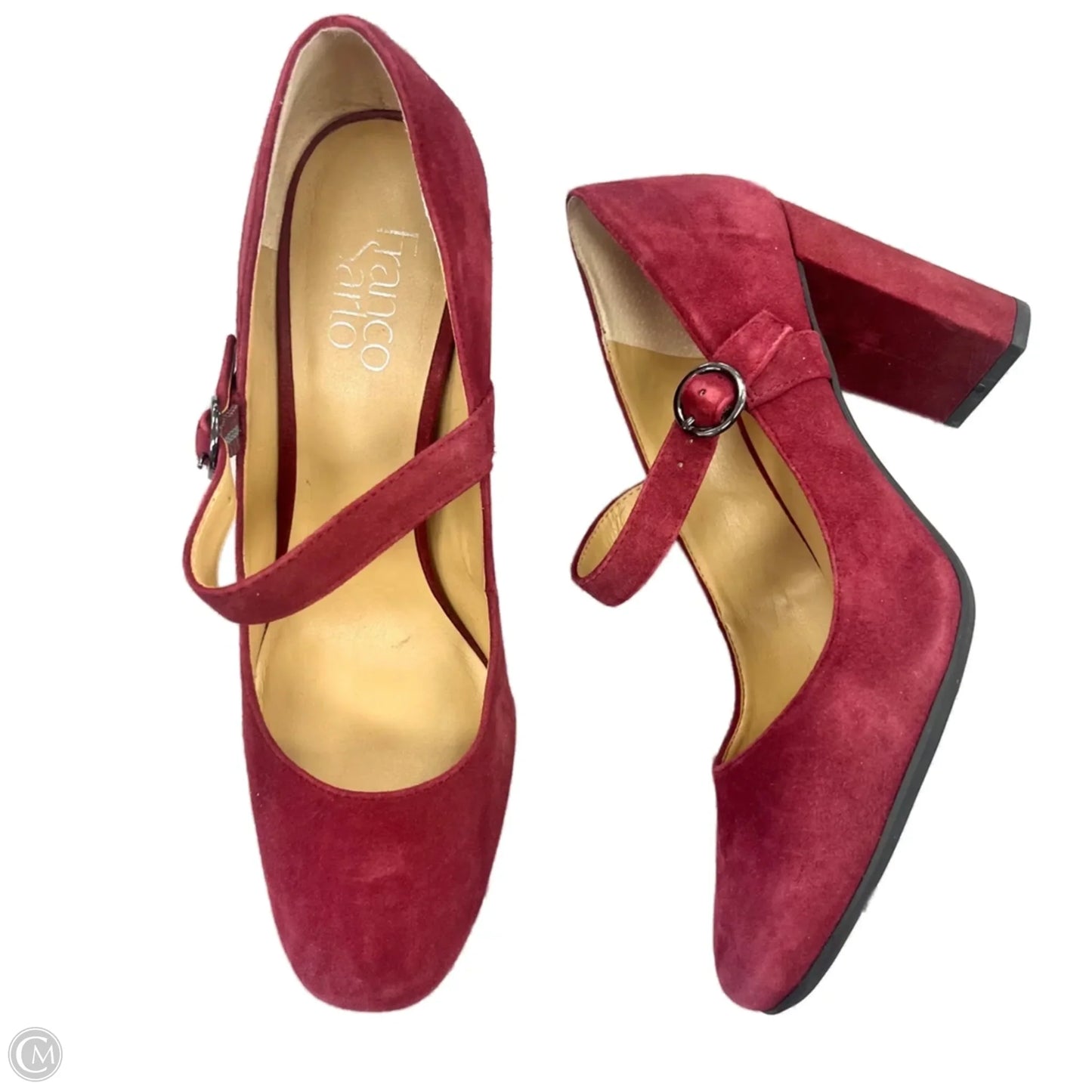 Shoes Heels Block By Franco Sarto In Red, Size: 9